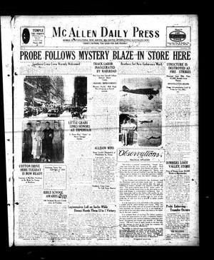 McAllen Daily Press (McAllen, Tex.), Vol. 10, No. 168, Ed. 1 Monday, June 30, 1930