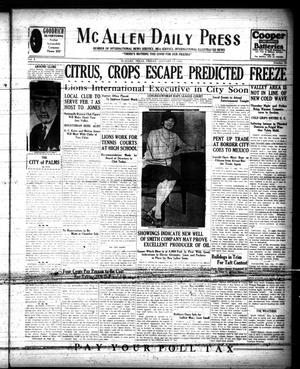 McAllen Daily Press (McAllen, Tex.), Vol. 10, No. 26, Ed. 1 Friday, January 17, 1930