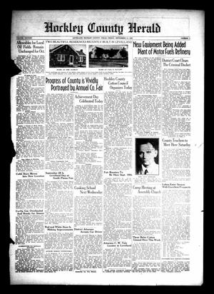 Hockley County Herald (Levelland, Tex.), Vol. 16, No. 6, Ed. 1 Friday, September 15, 1939