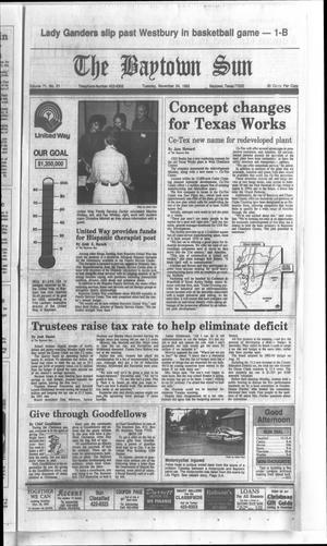 The Baytown Sun (Baytown, Tex.), Vol. 71, No. 21, Ed. 1 Tuesday, November 24, 1992
