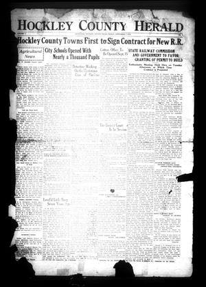 Primary view of object titled 'Hockley County Herald (Levelland, Tex.), Vol. 7, No. 4, Ed. 1 Friday, September 5, 1930'.