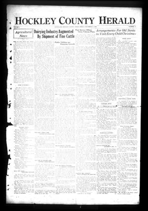 Primary view of object titled 'Hockley County Herald (Levelland, Tex.), Vol. 6, No. 17, Ed. 1 Friday, December 6, 1929'.