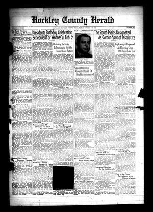 Primary view of object titled 'Hockley County Herald (Levelland, Tex.), Vol. 14, No. 25, Ed. 1 Friday, January 28, 1938'.
