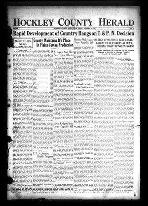 Primary view of object titled 'Hockley County Herald (Levelland, Tex.), Vol. 7, No. 16, Ed. 1 Friday, November 28, 1930'.