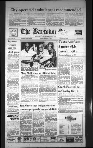 The Baytown Sun (Baytown, Tex.), Vol. 64, No. 281, Ed. 1 Thursday, September 25, 1986