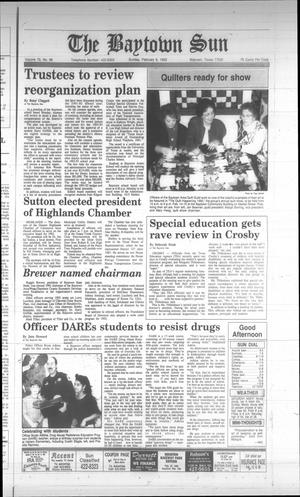 The Baytown Sun (Baytown, Tex.), Vol. 70, No. 86, Ed. 1 Sunday, February 9, 1992
