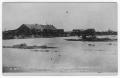 Photograph: Battery camp 4th Artillery after the storm Texas City