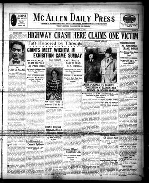 McAllen Daily Press (McAllen, Tex.), Vol. 10, No. 71, Ed. 1 Tuesday, March 11, 1930