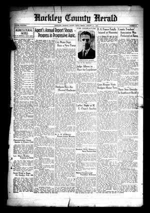 Primary view of object titled 'Hockley County Herald (Levelland, Tex.), Vol. 14, No. 24, Ed. 1 Friday, January 21, 1938'.