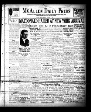 McAllen Daily Press (McAllen, Tex.), Vol. 9, No. 248, Ed. 1 Friday, October 4, 1929