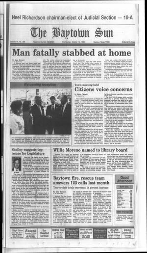The Baytown Sun (Baytown, Tex.), Vol. 70, No. 299, Ed. 1 Wednesday, October 14, 1992