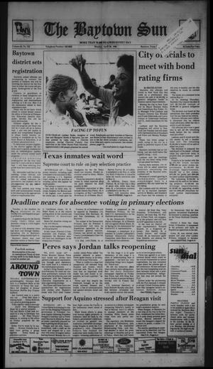 The Baytown Sun (Baytown, Tex.), Vol. 64, No. 152, Ed. 1 Monday, April 28, 1986