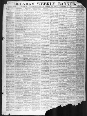 Primary view of object titled 'Brenham Weekly Banner. (Brenham, Tex.), Vol. 16, No. 2, Ed. 1, Thursday, January 13, 1881'.