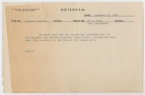 Primary view of object titled '[Letter from R. F. Rood to Sayles & Sayles, December 15, 1939]'.
