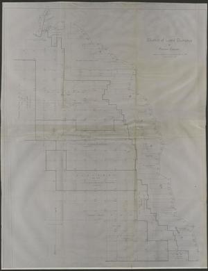 Primary view of object titled 'Sketch of Land Surveys in Pecos County'.