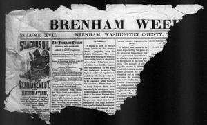 Brenham Weekly Banner. (Brenham, Tex.), Vol. 17, No. 25, Ed. 1, Thursday, June 22, 1882