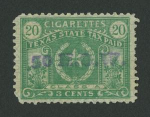 [Texas State Cigarette Tax Stamp]