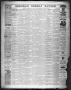 Thumbnail image of item number 1 in: 'Brenham Weekly Banner. (Brenham, Tex.), Vol. 19, No. 14, Ed. 1, Thursday, April 3, 1884'.
