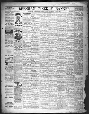 Primary view of object titled 'Brenham Weekly Banner. (Brenham, Tex.), Vol. 19, No. 19, Ed. 1, Thursday, May 8, 1884'.