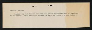 [Letter from J. E. Pearson to John Sayles, July 2, 1932]