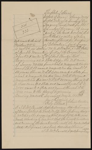Primary view of object titled '[Copy of File No. 1153]'.