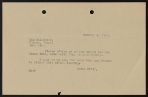 [Letter from Henry Sayles, January 6, 1916]