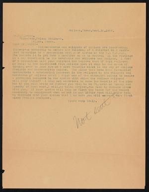 [Letter to W. T. Drake, September 30, 1909]