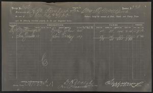 [Photostat Copy of Receipt for Taxes Paid by H. M. Trueheart & Company, 1891]