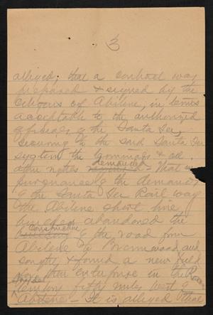 [Letter from J. M. Wagstaff]