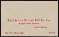 Thumbnail image of item number 3 in: '[Notice of Payment Due From The Lincoln National Life Insurance Company to Perry Sayles]'.