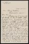 Primary view of [Letter from B. I. Terry to Henry Sayles, August 31, 1909]