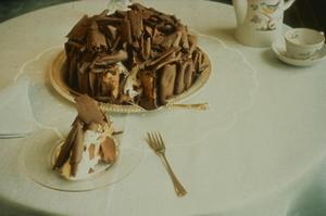 [Chocolate covered cake]
