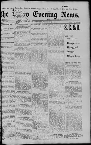 Primary view of object titled 'The Waco Evening News. (Waco, Tex.), Vol. 6, No. 172, Ed. 1, Friday, February 2, 1894'.