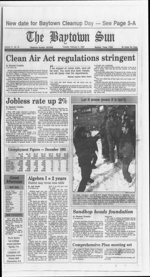 The Baytown Sun (Baytown, Tex.), Vol. 71, No. 81, Ed. 1 Tuesday, February 2, 1993