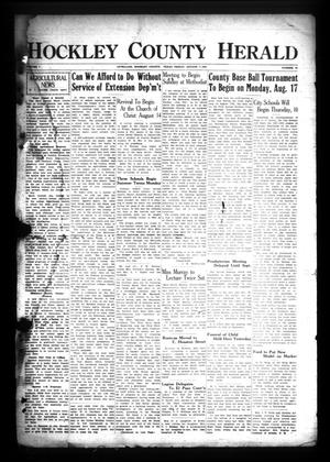 Hockley County Herald (Levelland, Tex.), Vol. 7, No. 52, Ed. 1 Friday, August 7, 1931