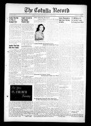The Cotulla Record (Cotulla, Tex.), Vol. 52, No. 8, Ed. 1 Friday, April 29, 1949