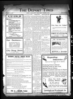 The Deport Times (Deport, Tex.), Vol. 8, No. 36, Ed. 1 Friday, October 13, 1916