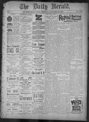 The Daily Herald (Brownsville, Tex.), Vol. 5, No. 170, Ed. 1, Monday, January 18, 1897