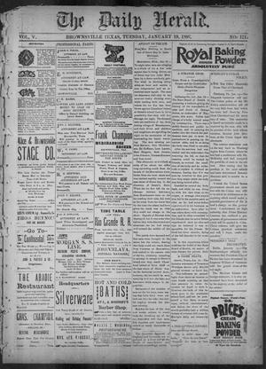 The Daily Herald (Brownsville, Tex.), Vol. 5, No. 171, Ed. 1, Tuesday, January 19, 1897