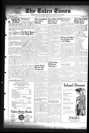 The Talco Times (Talco, Tex.), Vol. 10, No. 29, Ed. 1 Friday, August 31, 1945