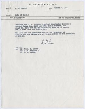 [Letter from J. M. Schrum to L. H. Bailey, August 9, 1955]