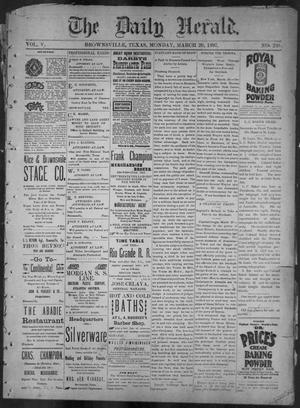 The Daily Herald (Brownsville, Tex.), Vol. 5, No. 230, Ed. 1, Monday, March 29, 1897
