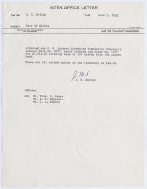 [Letter from J. M Schrum to L. H. Bailey, June 9, 1955]