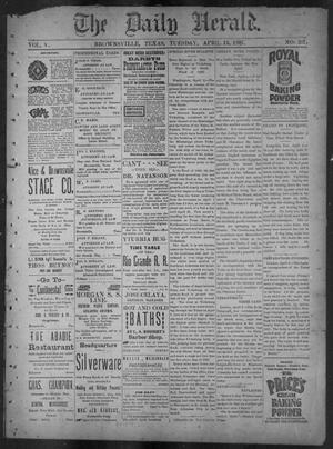 The Daily Herald (Brownsville, Tex.), Vol. 5, No. 207, Ed. 1, Tuesday, April 13, 1897