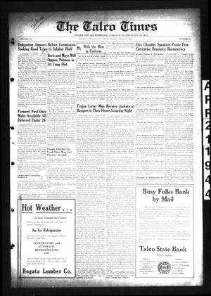 Primary view of object titled 'The Talco Times (Talco, Tex.), Vol. 9, No. 10, Ed. 1 Friday, April 21, 1944'.