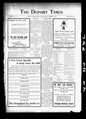 The Deport Times (Deport, Tex.), Vol. 8, No. 48, Ed. 1 Friday, January 12, 1917