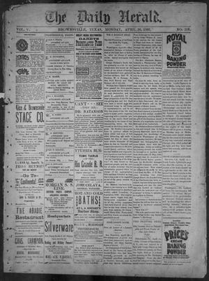 The Daily Herald (Brownsville, Tex.), Vol. 5, No. 218, Ed. 1, Monday, April 26, 1897