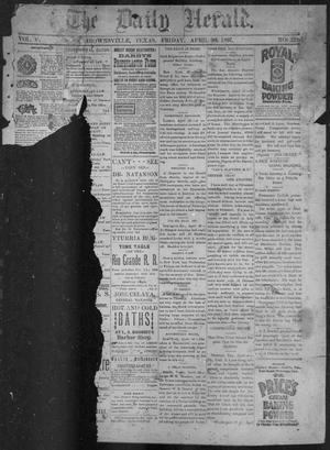 The Daily Herald (Brownsville, Tex.), Vol. 5, No. 222, Ed. 1, Friday, April 30, 1897