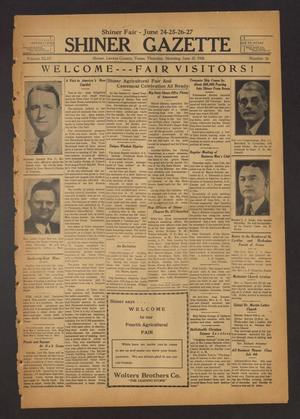 Shiner Gazette (Shiner, Tex.), Vol. 43, No. 26, Ed. 1 Thursday, June 25, 1936