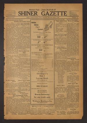 Shiner Gazette (Shiner, Tex.), Vol. 43, No. 14, Ed. 1 Thursday, April 2, 1936